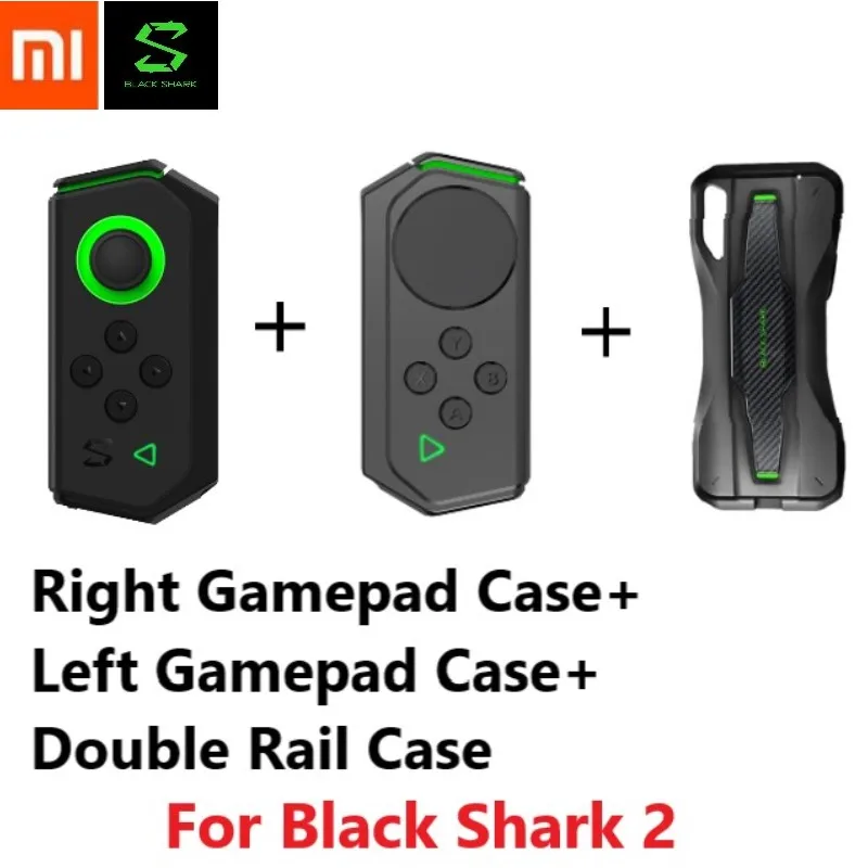 3 Set Black Shark 2 Чехол для геймпада Xiaomi Black Shark 2 с двумя слайдами портативный игровой контроллер с зажимом механический чехол для подключения к рельсам - Цвет: 3 Set Black Shark 2