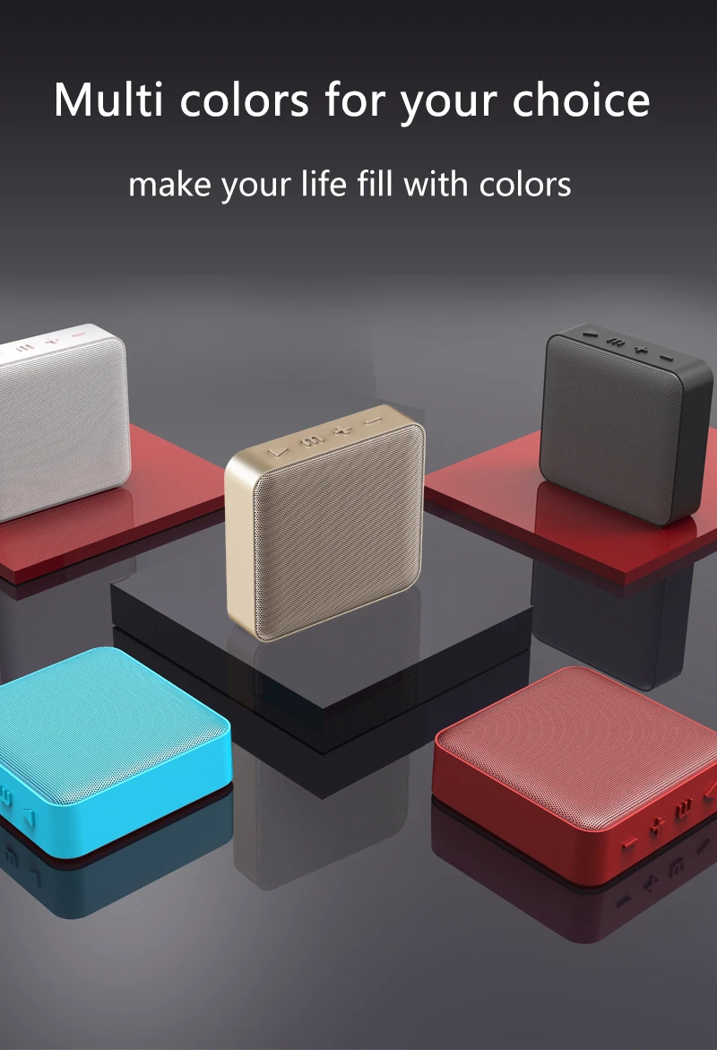 Супер Легкий Портативный беспроводной Bluetooth динамик 5 Вт Мощность аудио