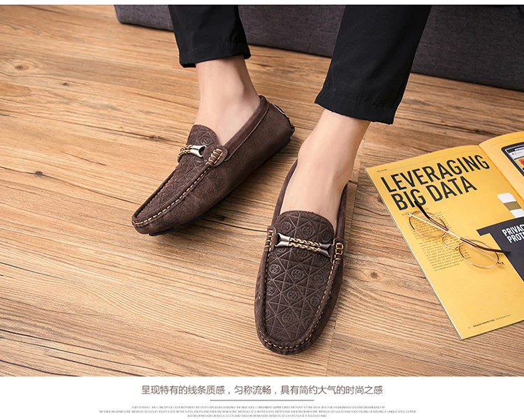 Mocassin homme de Lux; Лоферы для мужчин; повседневная кожаная обувь; Мокасины без застежки; обувь для вождения автомобиля; дышащая мужская обувь черного цвета