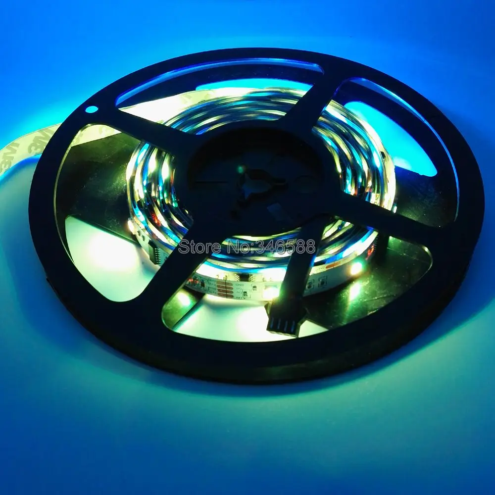 Светодиодная лента IP20 не водонепроницаемая 5 м 12 В 6803 IC Dream Color RGB 5050 SMD 30