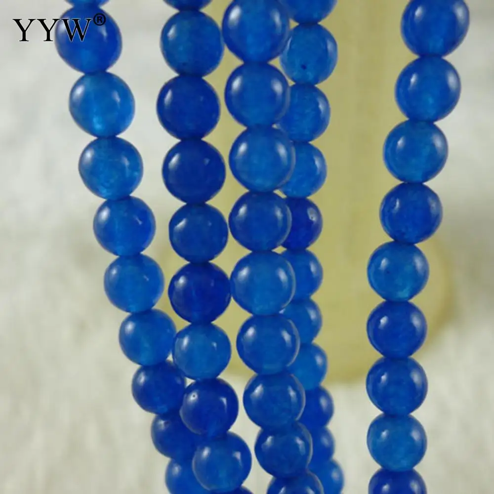 

Fashion Women Natural Stone Beads Blue Chalcedony Dark Blue Round Loose Bead 2mm 3mm For Diy Necklace Bracelet Jewelry Making