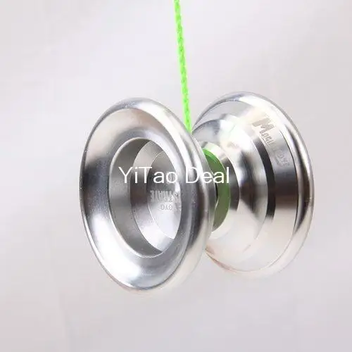 Новая версия Magic YoYo N6 серебристый алюминиевый Профессиональный шар йо-йо из