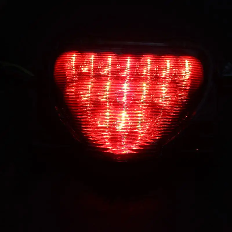 Мотоцикл Led Указатель Поворота Задний фонарь Тормозная Запуск Интегрированный