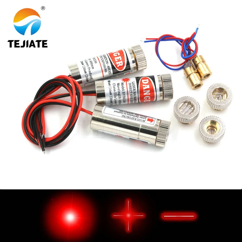 Лазерная Диодная лазерная головка 5 мВт 650 нм red dot/line /cross laser tube модуль