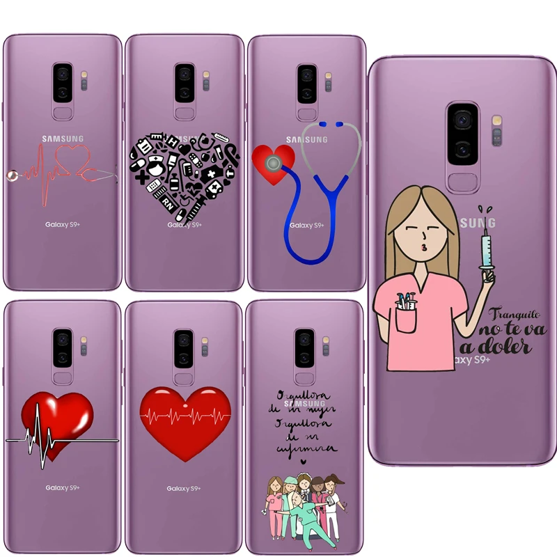 Медицинская медицина здоровье Сердце ТПУ чехол для телефона Samsung 2016 2017 A3 A5 A7 J3 J5