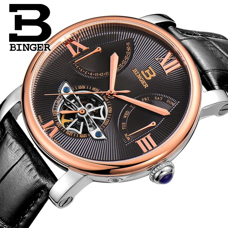 Часы швейцарские мужские водонепроницаемые с автоподзаводом и