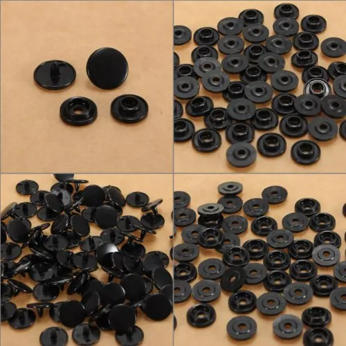 50 шт. T3 пресс шпильки для скрапбукинга Швейные Кнопки черный|buttons black|sewing buttonspress stud