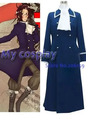 Костюм для косплея из аниме Hetalia Axis Powers Австрия Косплей 2 го человека Высокое