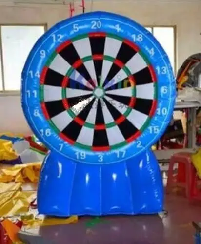 Новая надувная игра 2 4 м гигантская доска дротика с воздуходувкой e|board board|board