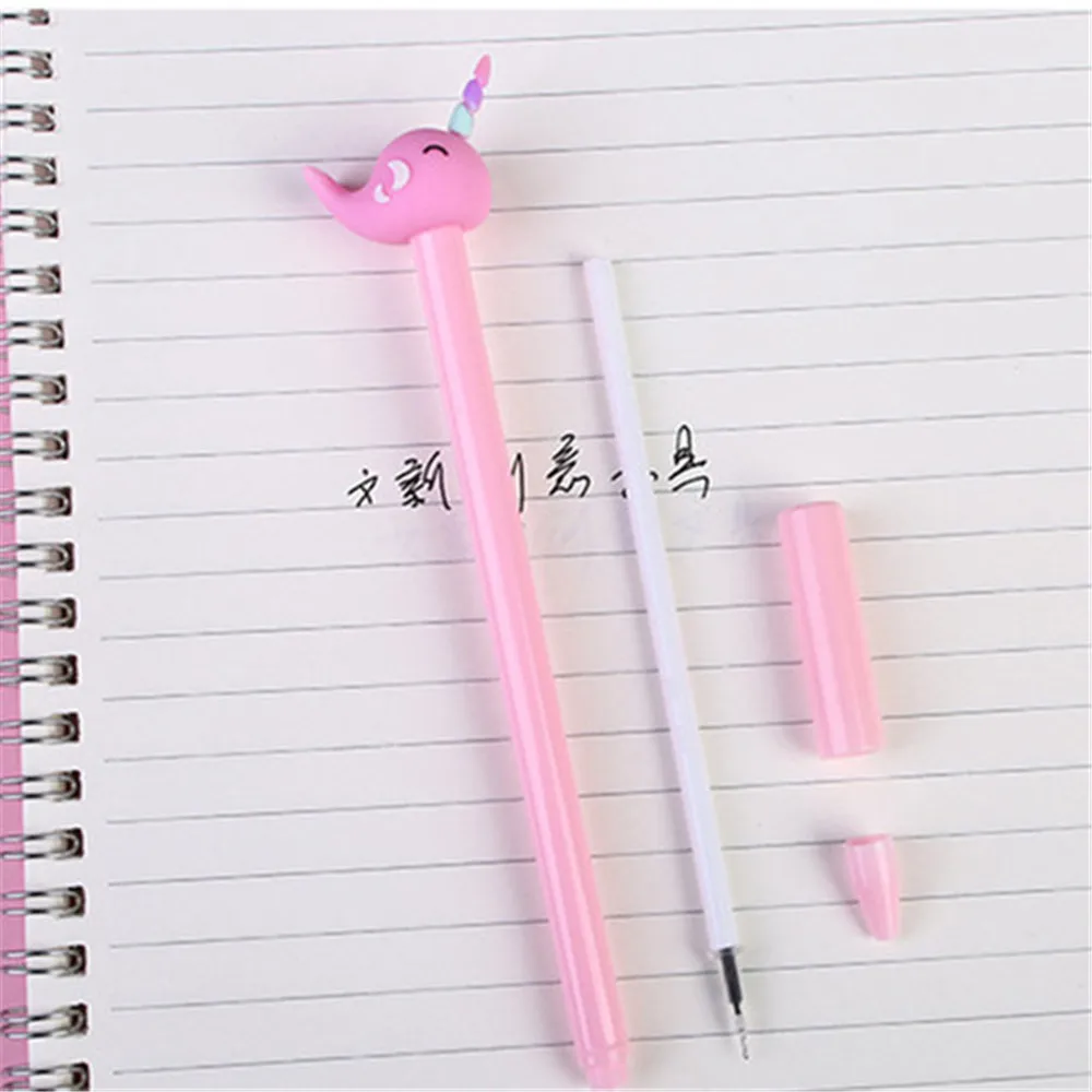 1 шт. с милыми китами голова гелевая ручка канцелярские принадлежности каваи