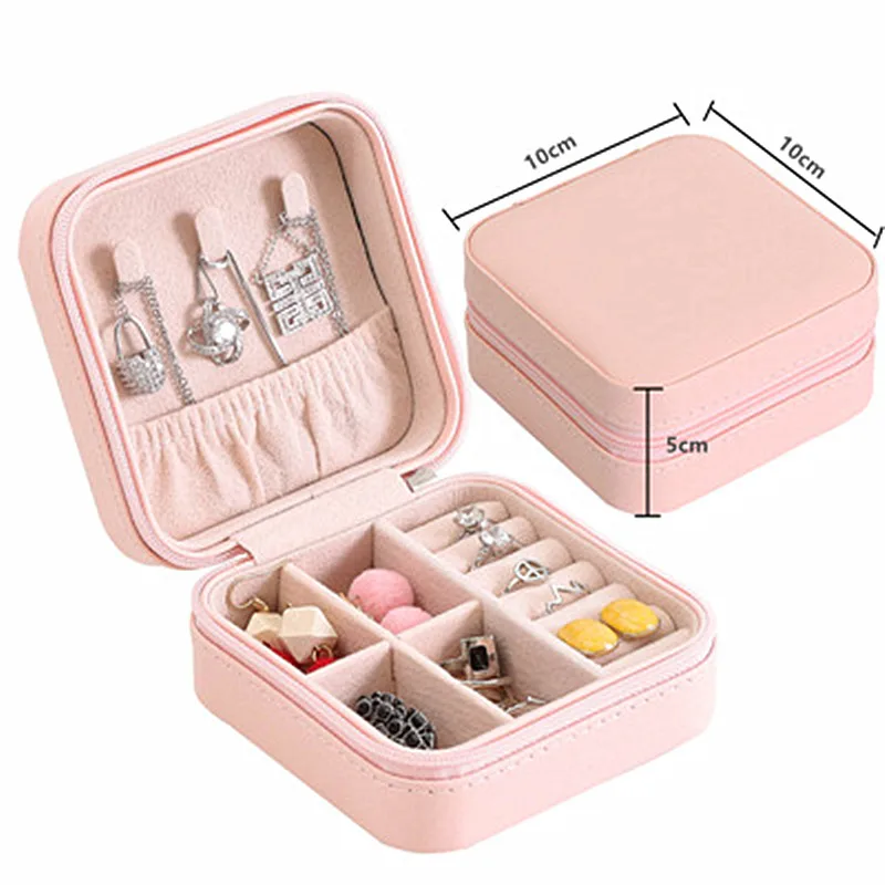 Органайзер для макияжа шкатулка хранения ювелирных изделий путешествий
