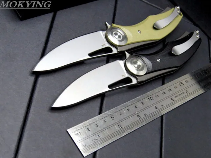 Mokying складной нож D2 стальное лезвие G10 Ручка Кемпинг Тактический выживания