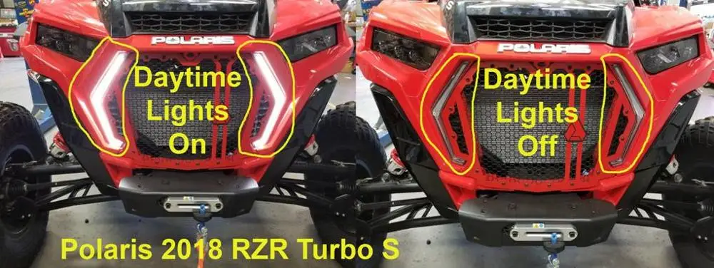 Передний драйвер сигнальный свет для Polaris RZR Xp Turbo 4 1000 2019 | Автомобили и мотоциклы