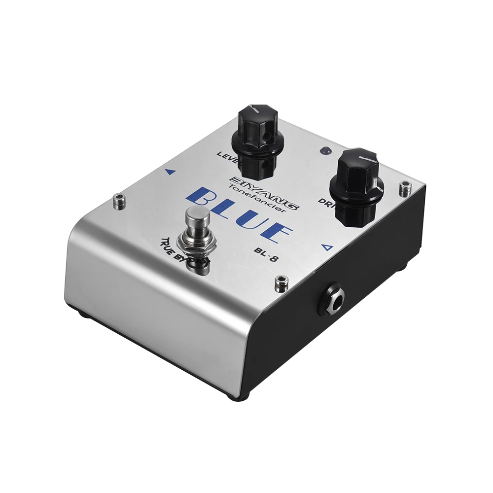 BIYANG BL 8 гитарная педаль Tonefacier серии Blues Overdrive True Bypass металлический корпус для