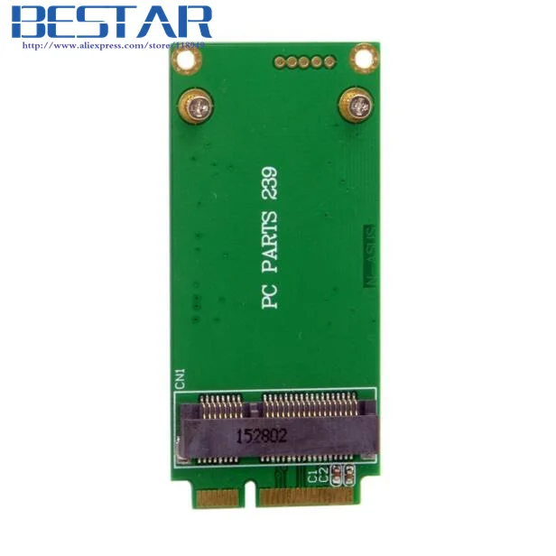 Адаптер mSATA 3x5 см для 3x7 см Mini PCI-e SATA SSD для Asus Eee PC 1000 S101 900 901 900A T91 (art.: 7a3fb7df9) - 7a3fb7df9