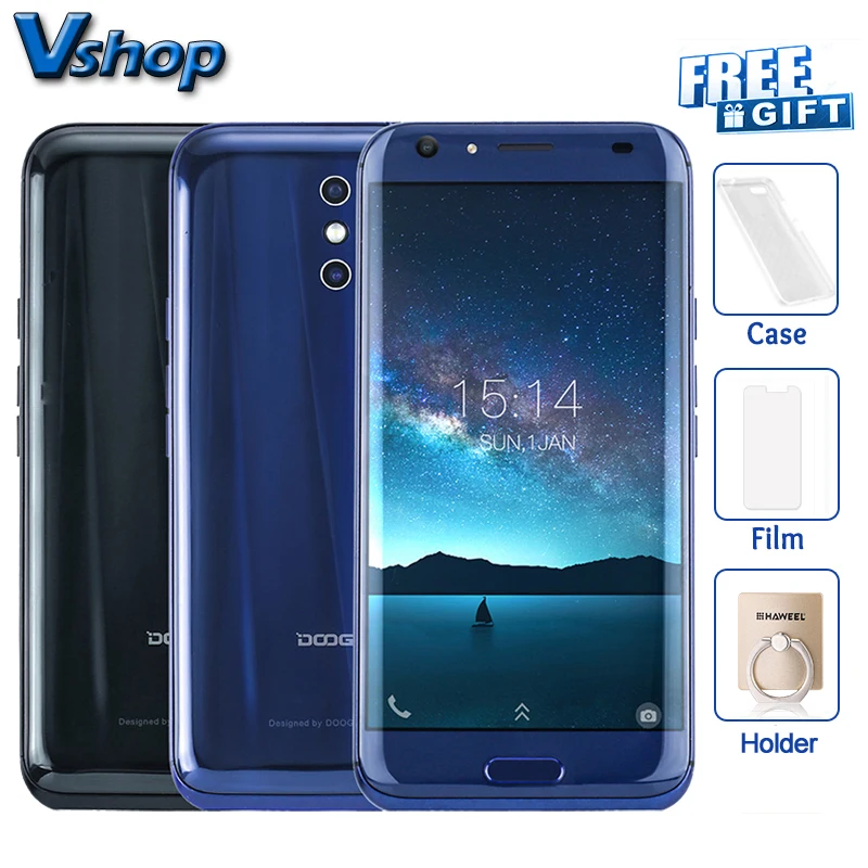 Оригинал DOOGEE BL5000 4G мобильный телефоны android 7 0 B + 6 восьмиядерный смартфон 1080 P