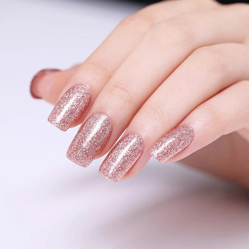 Лак для ногтей BORN PRETTY розового цвета 6 мл блестящая Блестящая Серия розово