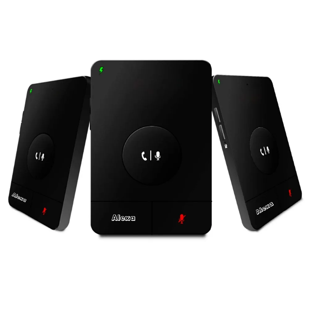 Смарт Bluetooth 4,2 Alexa A2DP аудио приемник Handsfree автомобильный fm-передатчик Голосовое управление Siri Google Assistant gps навигация