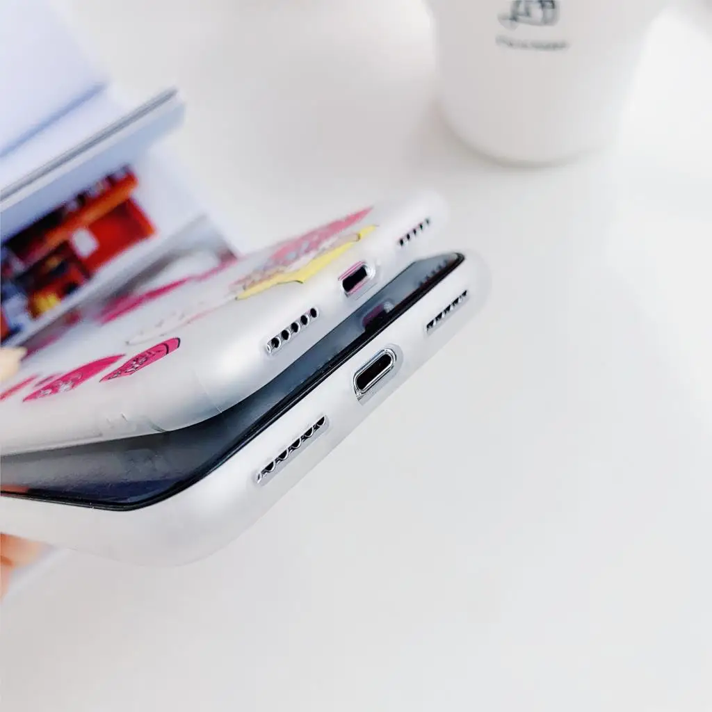 Чехол для iphone X милый мультяшный чехол телефона Snoopy Charlie 6 S 7 8 Plus XR XS Max матовый