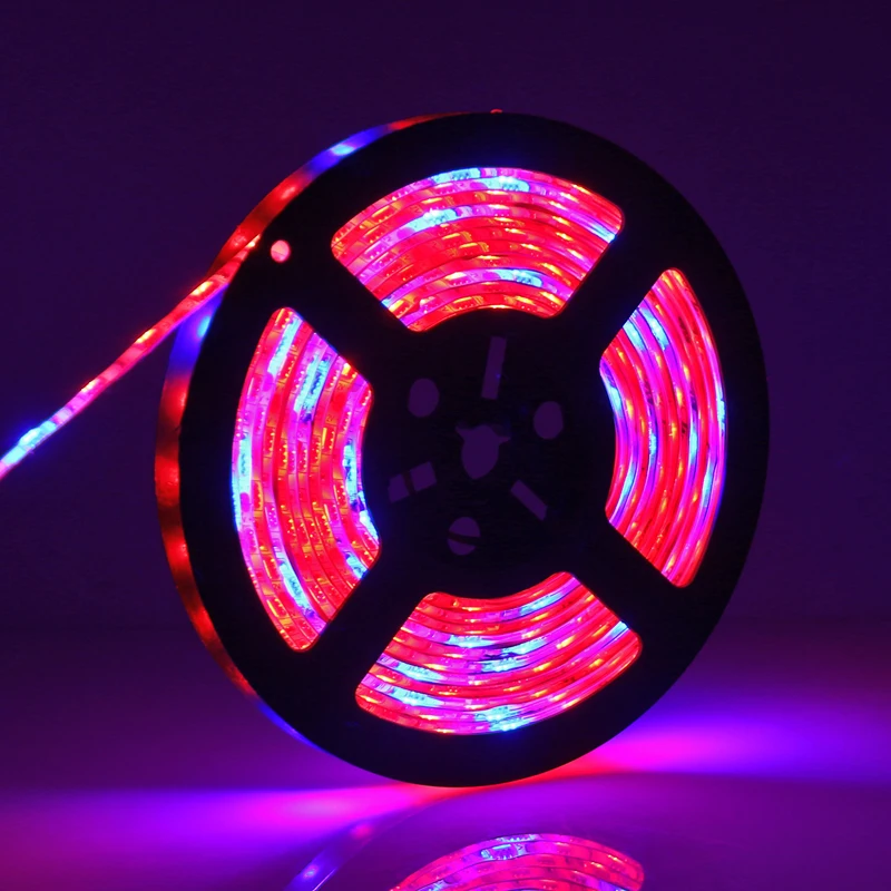 Светодиодная лампа для выращивания растений 12 в пост. Тока 5050 гибкая лента 5:1 5