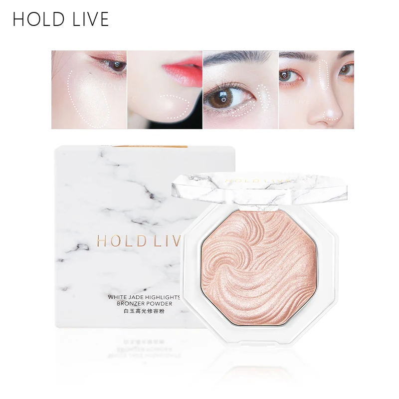 Удерживайте живое Новое поступление белые нефритовые бронзирующие Тени Палитра