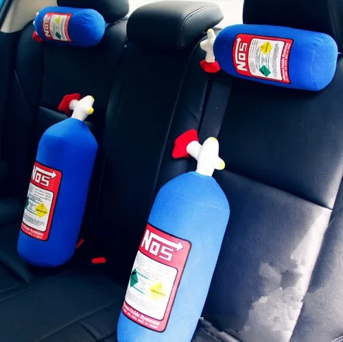 Новые креативные плюшевые игрушки NOS Закись азота мягкая подушка турбо JDM подарки