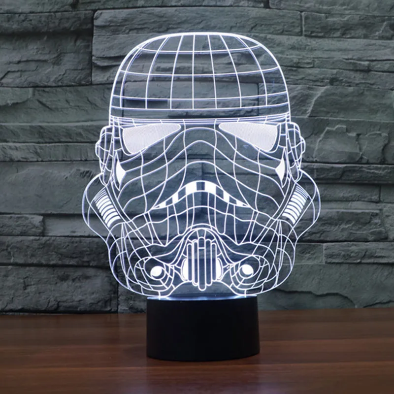 3d-лампа TAMPROAD настольная лампа в виде Соколов Звездные войны ночник настольный