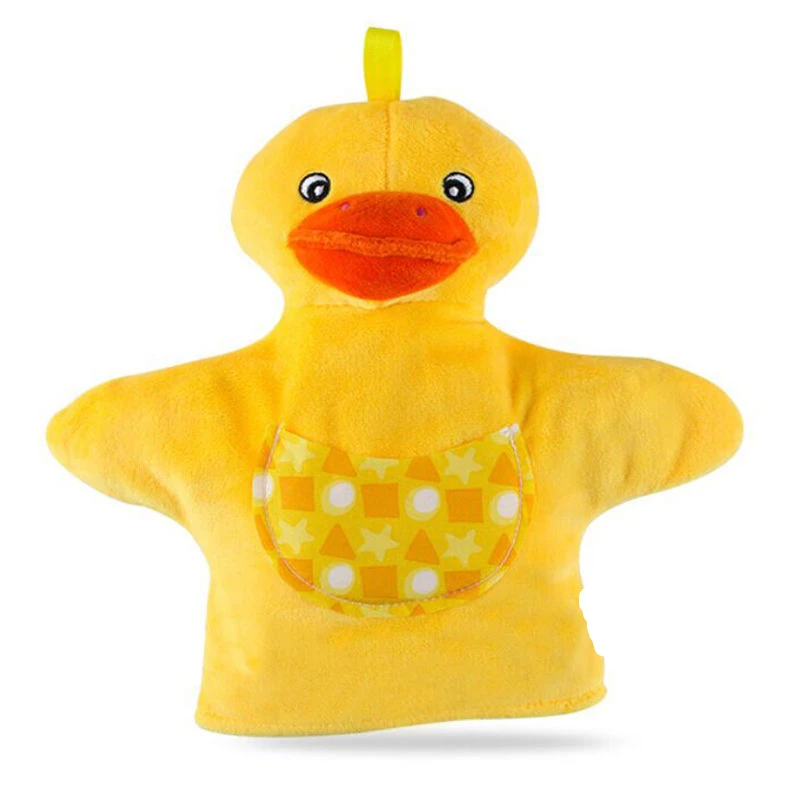 Милые куклы Обезьяна свинка лягушка овечка утка семья пальчиковые ребенок дети