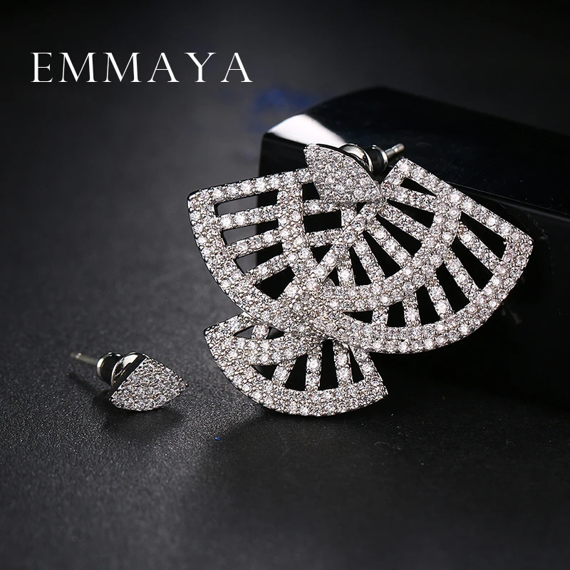 Женские серьги-пусеты Emmaya Винтажные круглой формы в этническом стиле для свадьбы