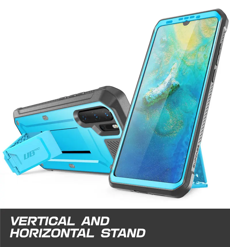 Для huawei P30 Pro Чехол( выпуск) SUP чехол UB Pro сверхмощный прочный Чехол на весь корпус со встроенной защитной пленкой+ подставкой