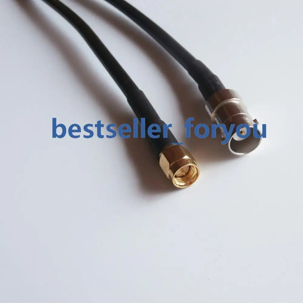 Разъем BNC Мама папа SMA радиочастотный коаксиальный кабель RG58 50 см 20