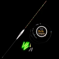 goture 1pc vertical buoy fishing floats with tube 1pc float rig 5pcs glow light stick for carp fishing float fishing tackle