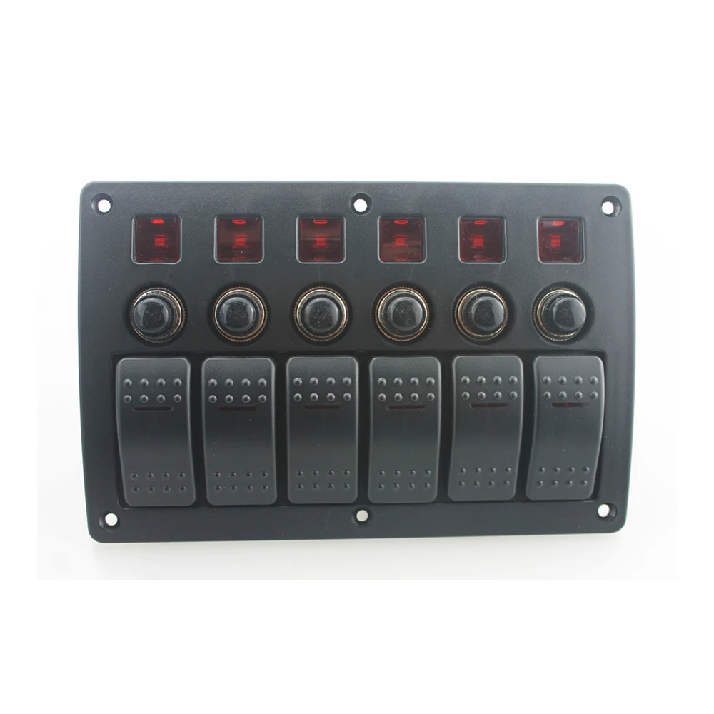 Новый автомобильный Морской Электрический 6 банд красный светодиодный