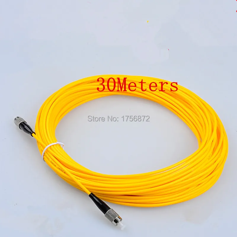 

30Meters FC-FC Simplex 9/125 Singlemode Fiber Optic Cable Patch Cord Jumper