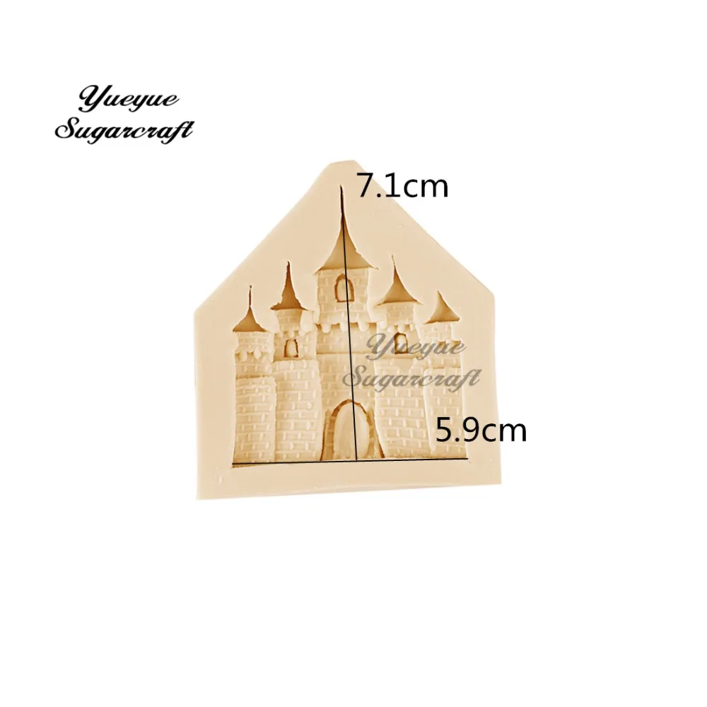 Yueyue Sugarcraft замок феи сказка силиконовая форма помадка торт украшения инструменты