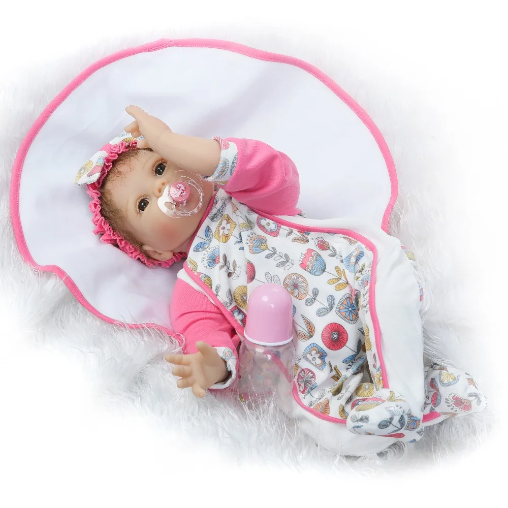 NPKCOLLECTION 22 дюйма силиконовый винил мягкий настоящее нежное прикосновение Reborn Baby