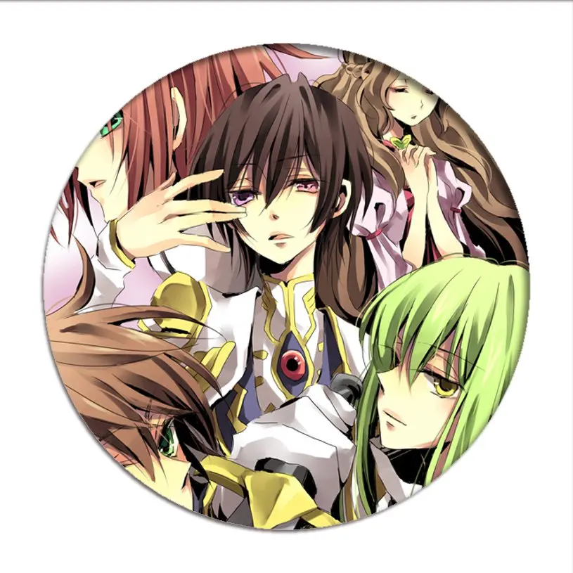 Аниме код Geass Значки для косплея Lelouch Lamperouge брошь булавки Милая коллекция Suzaku
