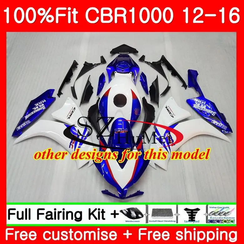 Инъекция для HONDA CBR1000RR 12 13 14 15 16 100NO.1 CBR 1000RR 1000 RR CBR1000 2012 2013 2014 2015 2016 белого цвета |