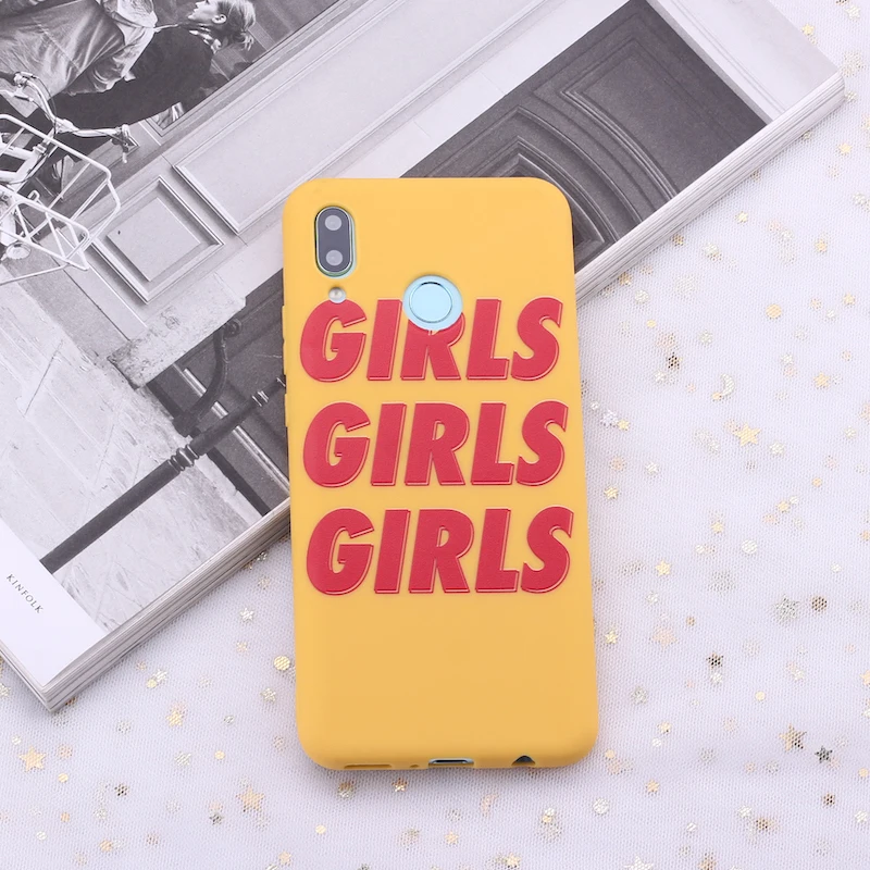 For Samsung A41 S8 S9 S10 S10e S20 Plus Note 8 9 10 A7 A8 Girls Feminist Girl Gang Candy Silicone Phone Case Cover Capa Fundas | Мобильные
