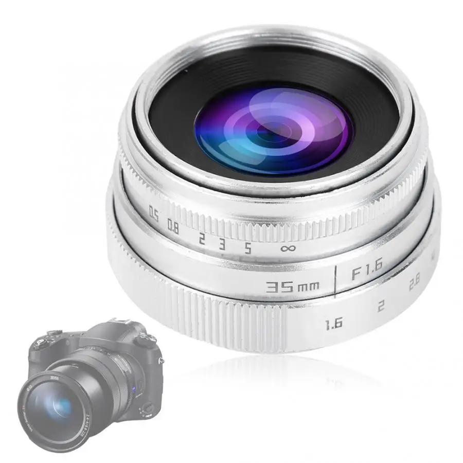 35 мм F1.6 CCTV C Mount большая апертура объектива для sony NEX M4/3 FX адаптер объектива f/1,6 Максимальная апертура микро одиночный объектив