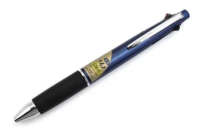 Mitsubishi Uni MSXE5-1000-07 Jetstream 4 в 1 0,7 мм 4 цвета, шариковая ручка(черный, синий, красный, зеленый)+ Карандаш 0,5 мм - Цвет: Синий