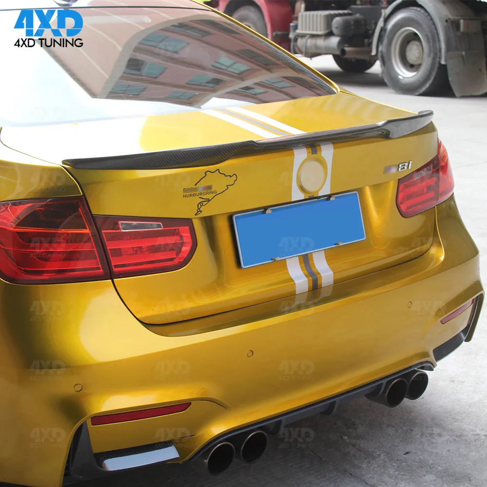 УГЛЕРОДНЫЙ спойлер F30 в стиле крыла M4 для BMW M3 F80 задний багажника 320i 318i 328i 330i 335i 326d
