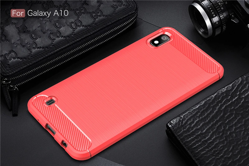 Для samsung Galaxy A10 чехол 1:1 моделирующий чехол из углеродного волокна противоударный чехол для телефона для samsung A 10 чехол Полная защита бампер