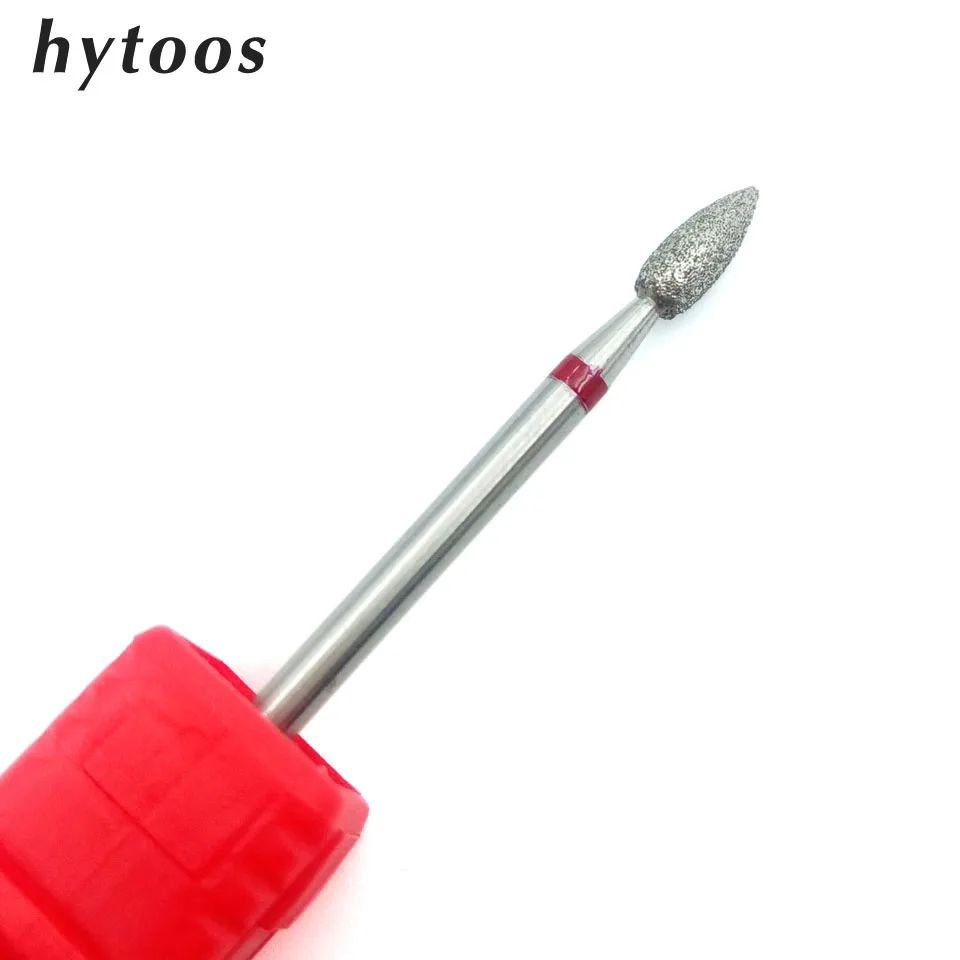 

HYTOOS Cone Diamond Nail Drill Bit 3/32" Rotary Burr Manicure Cutters Drill Accessory Nail Beauty Tool Nail Mill-GD0307D