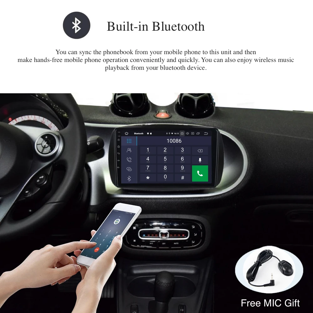 Android 9 0 2 Din GPS для Mercedes Benz Smart ForTwo C453 A453 W453 2016 2017 2018 JBL PX6 DSP IPS HDMI 4 Гб + 64 RDS WIFI BT