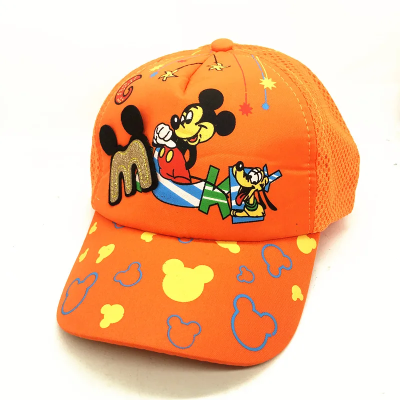 

New Disney car 3 Disney Mickey Minnie breathable sun hat summer baseball net cap cartoon cartoon character boy girl gift