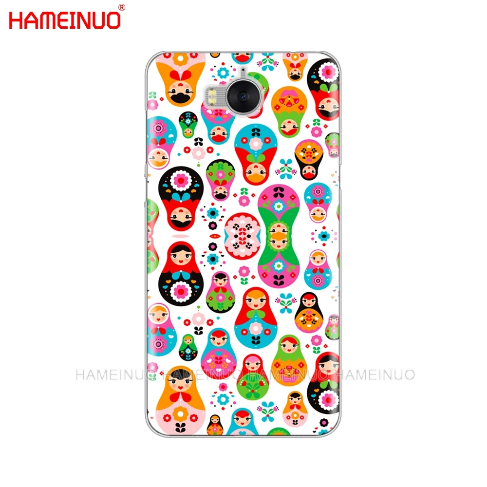 HAMEINUO Милые Роскошные Чехлы с русскими матрешками для сотового телефона huawei honor 3C