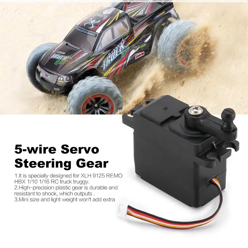 5 проводной гидроусилитель руля Шестерни Micro Servo мотор Пластик высокий крутящий
