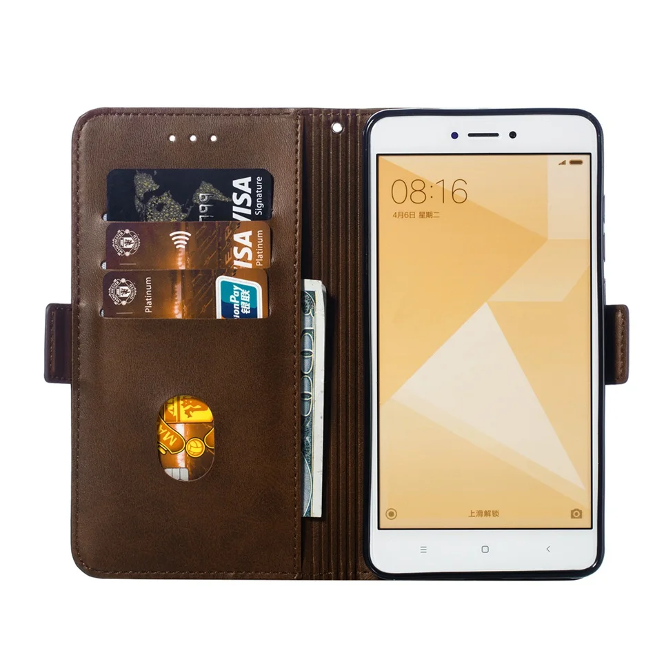 Redmi Note 4X Магнитный чехол-Кошелек из искусственной кожи для Xiaomi Redmi Note 4X флип-чехол для Xiaomi Redmi Note 4 чехол для телефона