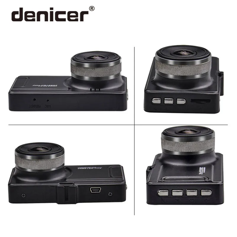 Denicer Full HD 1080P Автомобильный видеорегистратор Камера Регистратор 170 градусов